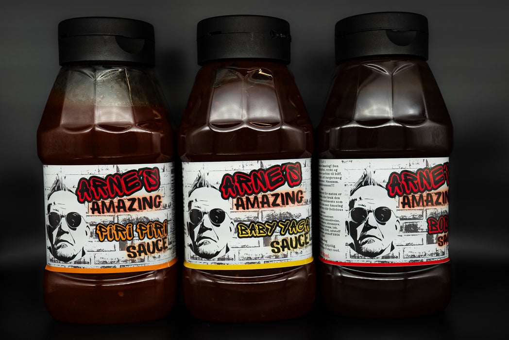 Arne´s Amazing BBQ Sauce Bundle 3 x 500ml