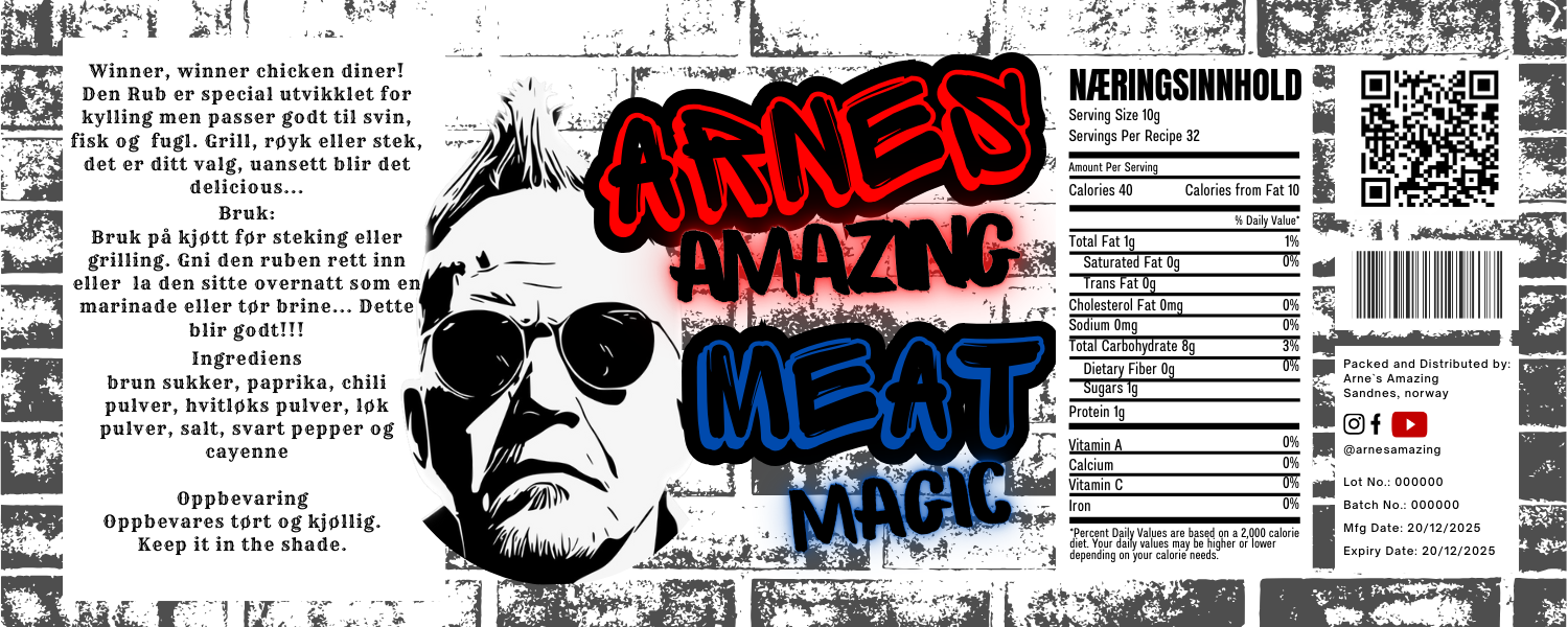 Arne`s Amazing Meat Magic 210gr