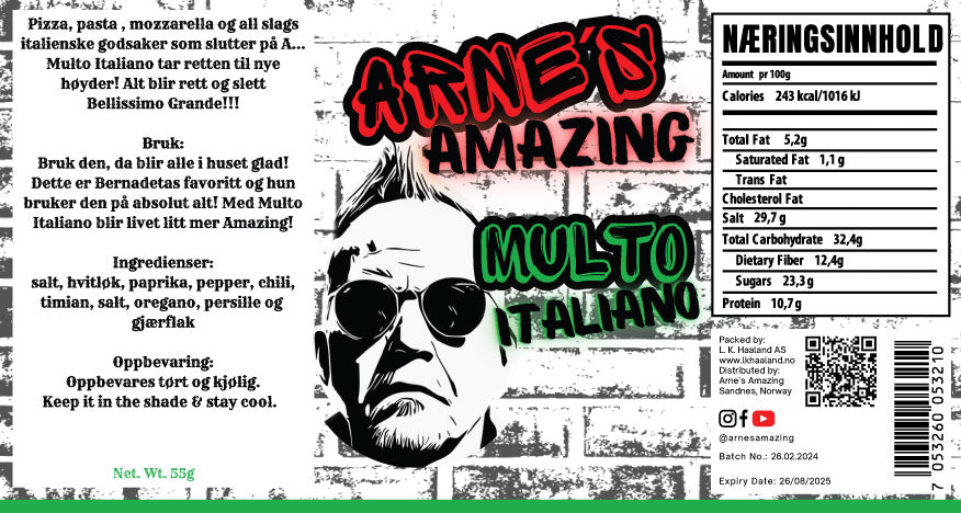 Arne`s Amazing Multo Italiano 55gr