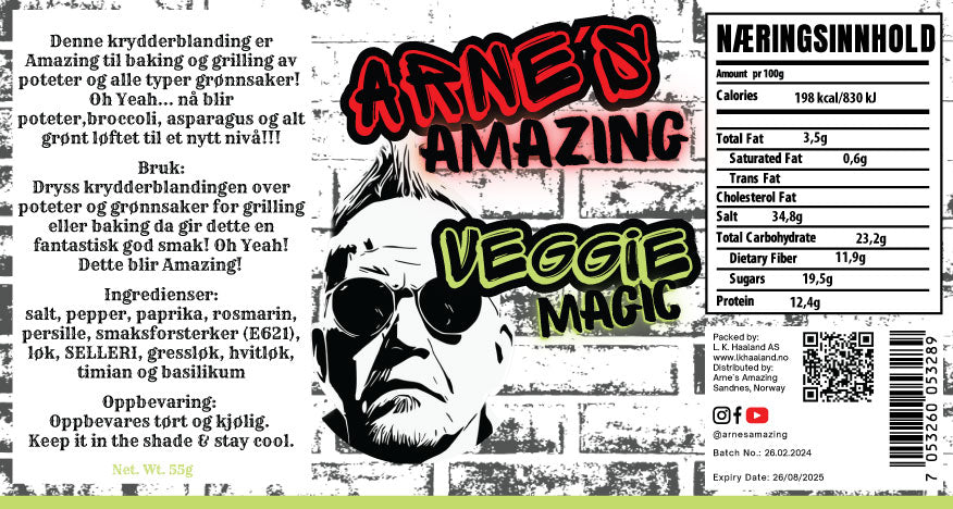 Arne`s Amazing Veggie Magic 75gr